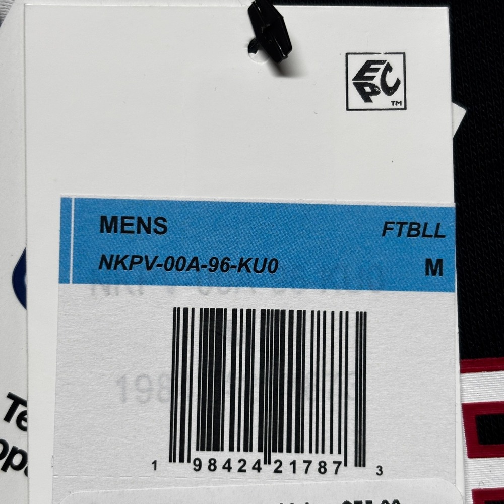 Nike Atlanta Falcons Sweatshirt Mens M Black Club Fleece Crew Pullover Swoosh - Picture 5 of 7